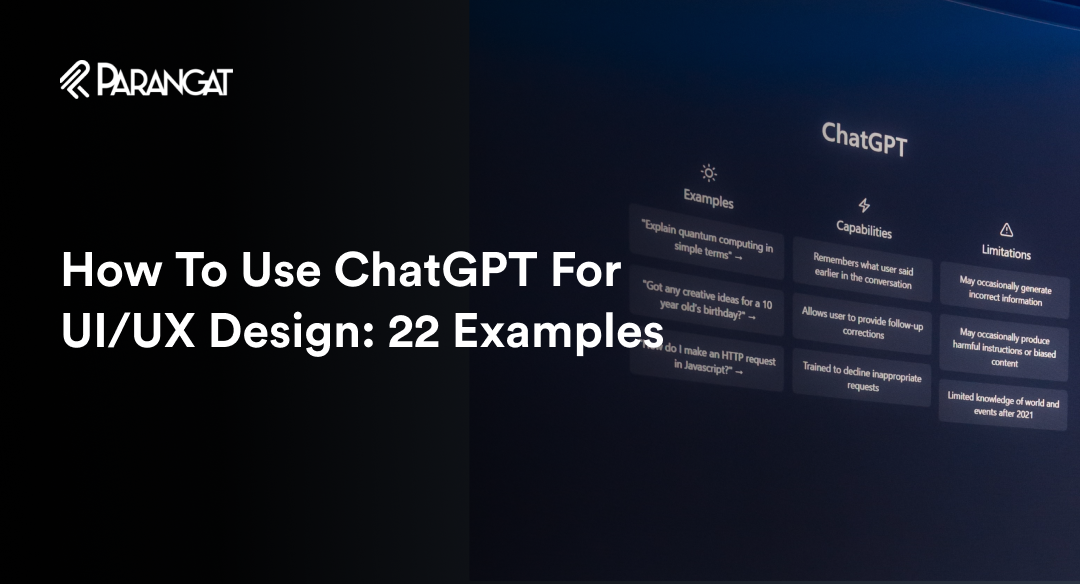 How to use ChatGPT For UI/UX Design:
